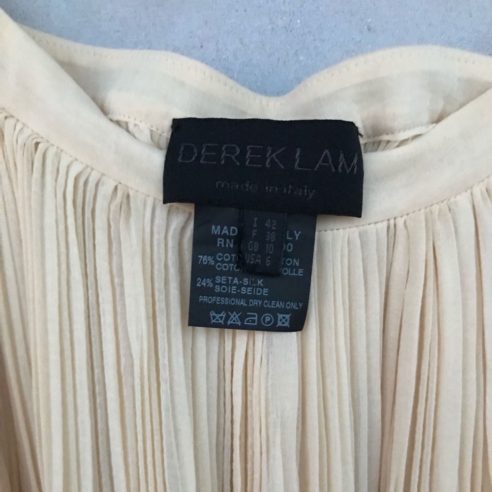 Derek Lam Silk Pleated Skirt